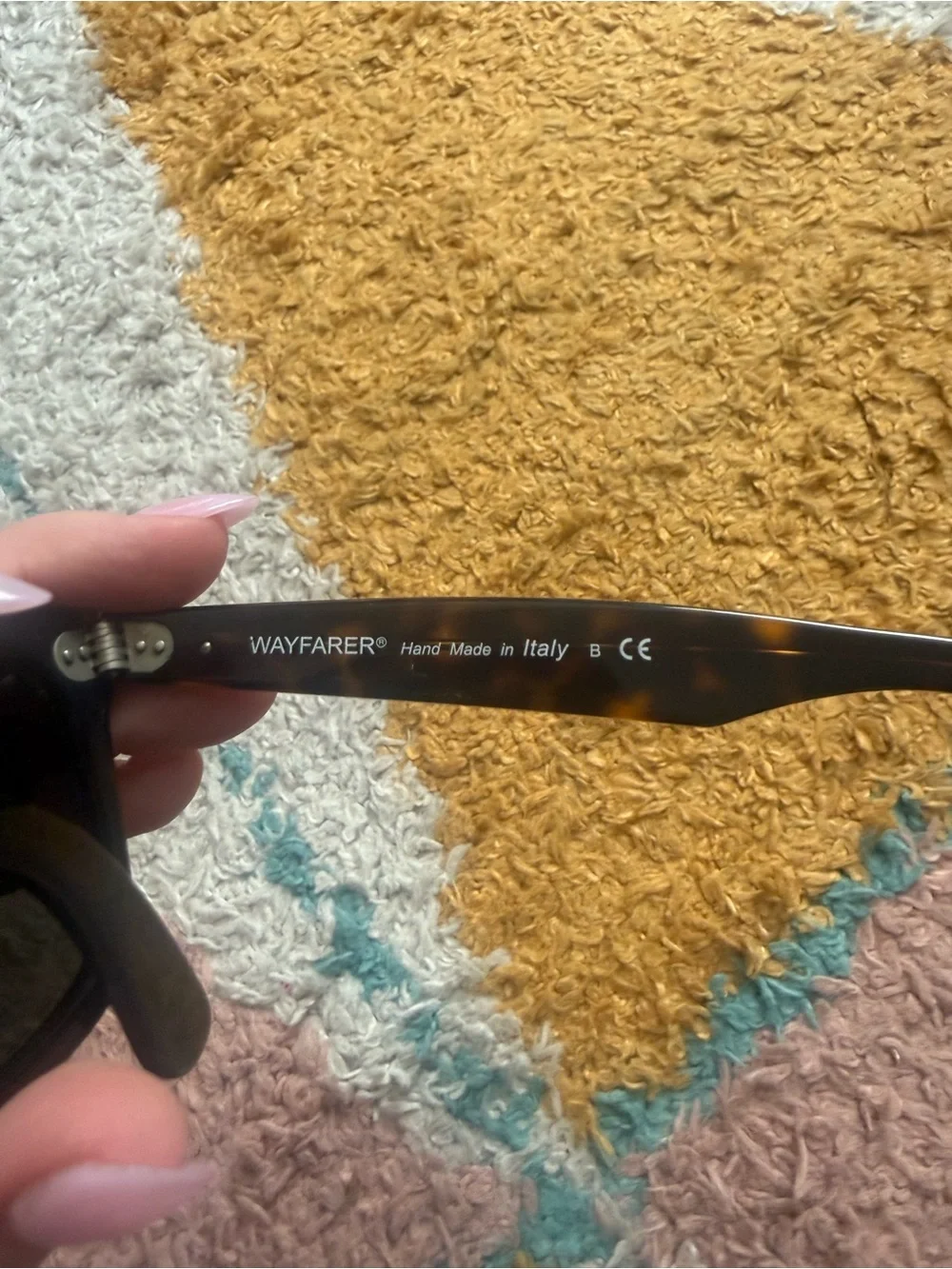 Ray-Ban Original RB2140 Wayfarer Tortoiseshell & Green Lens Sunglasses